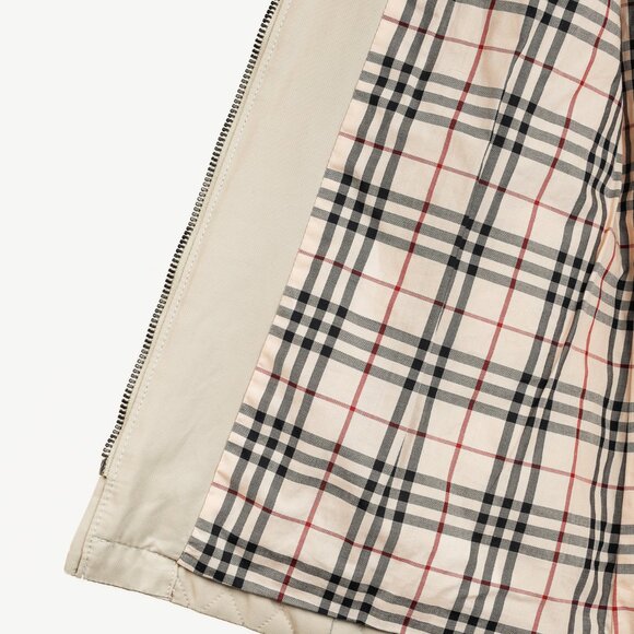 Burberry Beige Quilted Zip-Closure Jacket - Picture 8 of 11